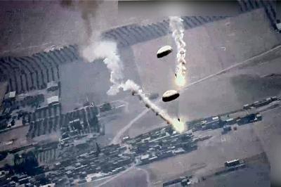 Força Aérea dos EUA divulga imagens de caças russos a "provocar" drones norte-americanos sobre a Síria - TVI