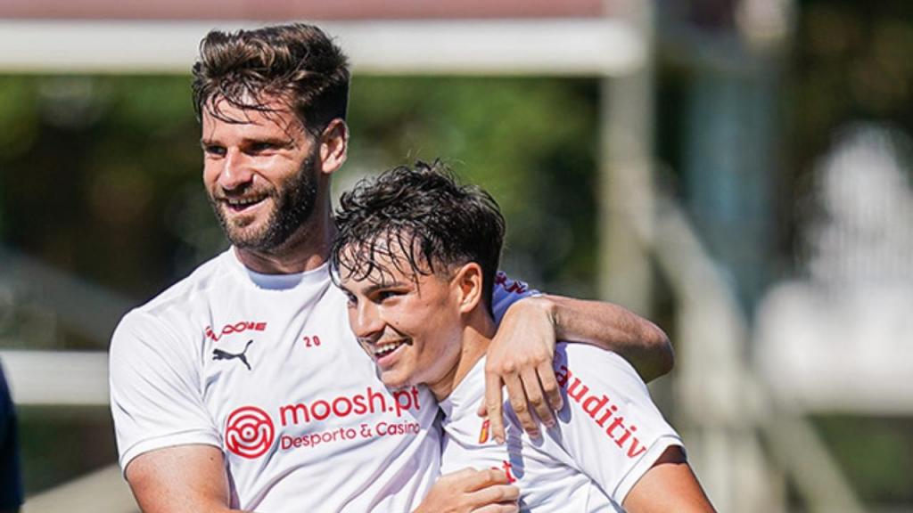 Mario González e Rodrigo Gomes marcaram no Sp. Braga-Torreense (Foto: SC Braga)