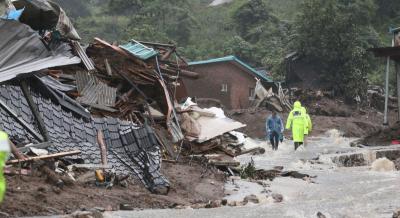 Dois mortos e milhares de deslocados devido às fortes chuvas na Coreia do Sul - TVI