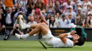 Final de Wimbledon: Carlos Alcaraz-Novak Djokovic (AP Photo/Kirsty Wigglesworth)