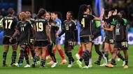 Mundial Feminino: Jamaica festeja ponto ante a França (DEAN LEWINS/EPA)