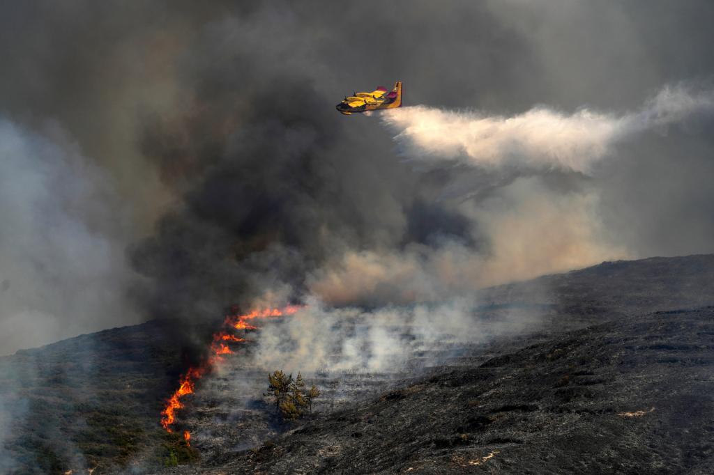 Incêndios florestais na Grécia (AP)