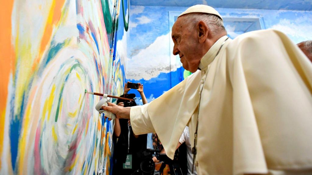 Papa Francisco na Scholas Ocurrentes (Getty Images)