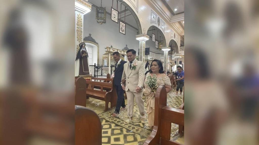 Casamento nas Filipinas (foto Facebook: Maria Jasmin Halili)