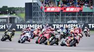 Corrida sprint do GP da Grã Bretanha em MotoGP (BEN STANSALL/AFP via Getty Images)