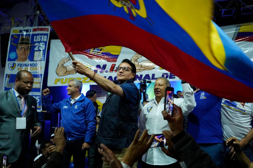 Candidato a Presidente do Equador Fernando Villavicencio (Associated Press)
