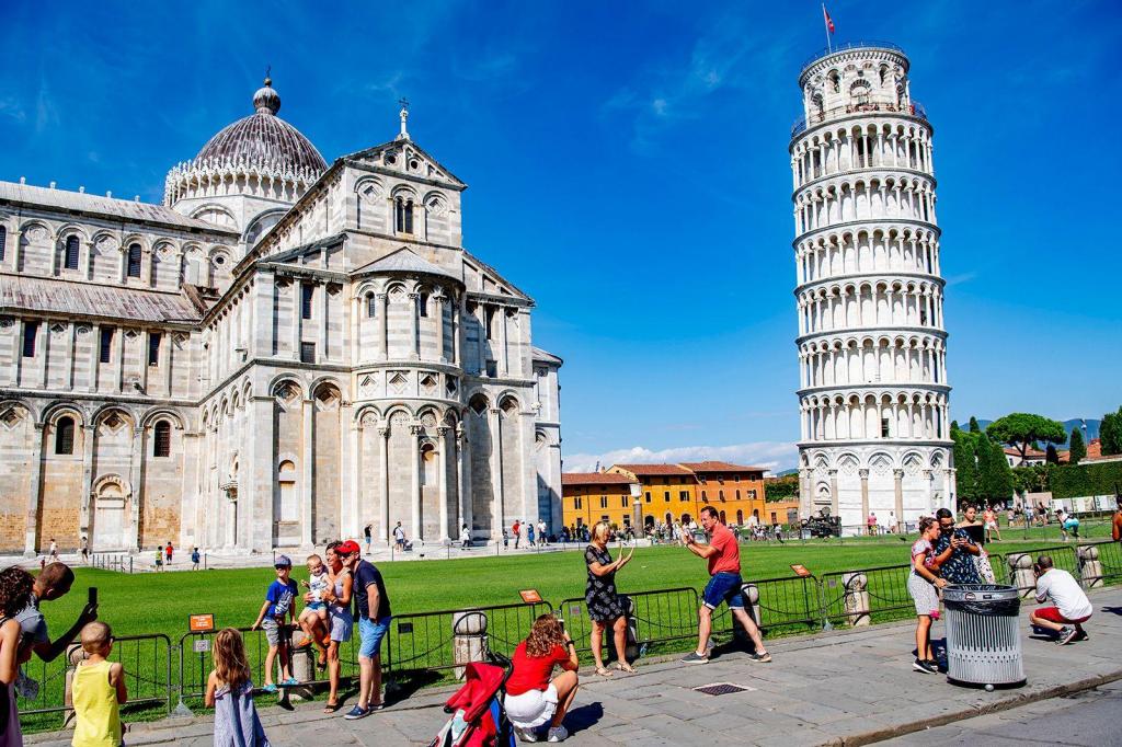 Torre de Pisa em Itália Fotos Getty Images
