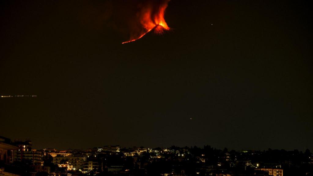 Erupção do vulcão Etna (Fabrizio Villa/Getty Images)