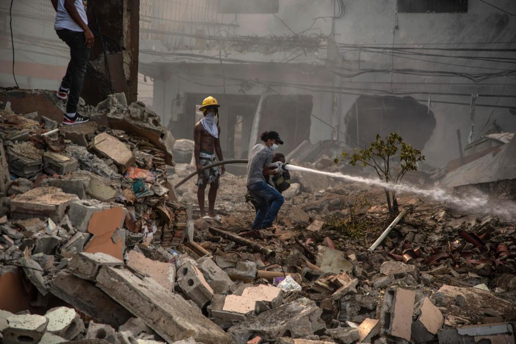 Explosão na República Dominicana (Associated Press)