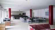 Sala de refeições da equipa principal na Cidade Desportiva do Braga (FOTO: Maisfutebol)