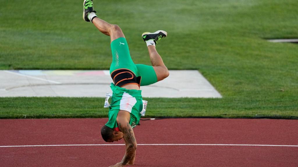 Leandro Ramos, atletismo (AP Photo/Gregory Bull)