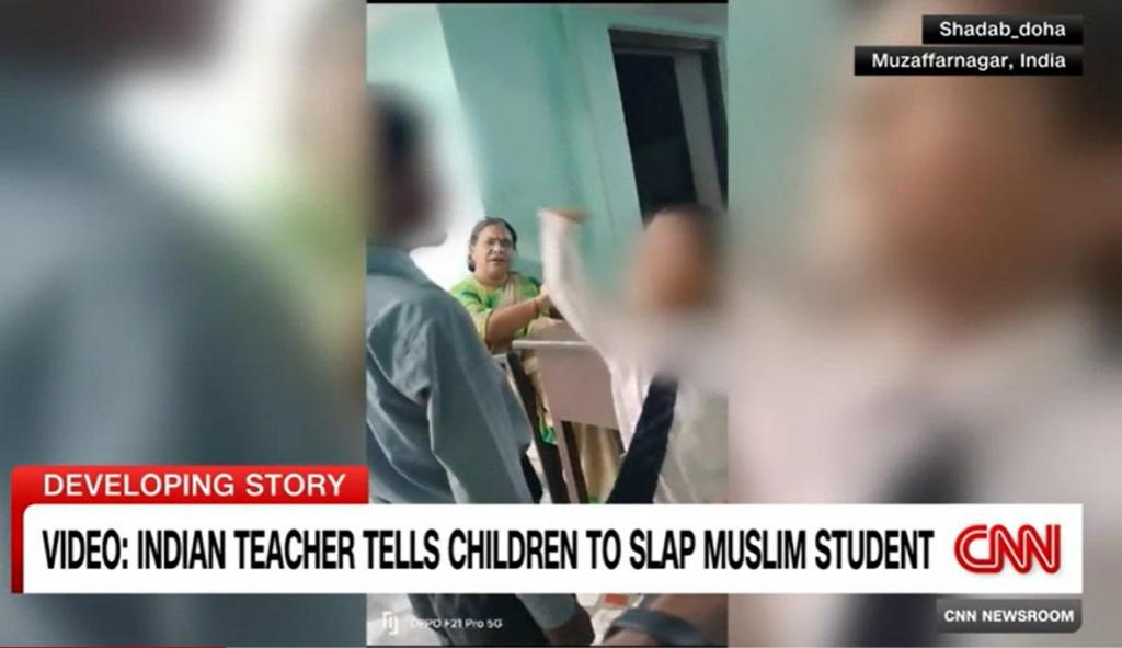 Imagem CNN na Índia muçulmano