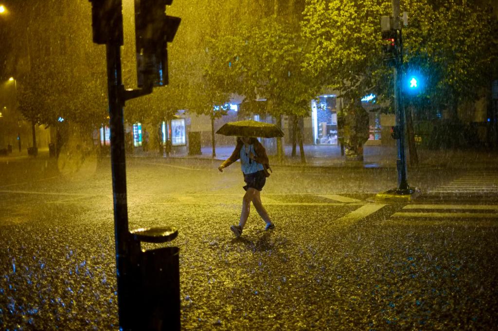 Chuva em Espanha (AP)