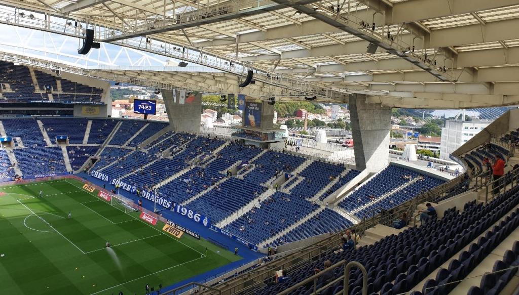 Estádio do Dragão, palco para o FC Porto-Estoril desta 6.ª feira (Ricardo Jorge Castro/MF)
