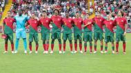 Sub-21: Portugal no jogo frente a Andorra (ESTELA SILVA/Lusa)