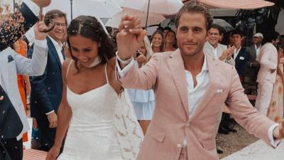 Em pleno casamento, Tiago Teotónio Pereira e Rita Patrocínio arrasam na pista de dança - TVI