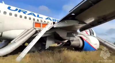 Airbus russo aterra de emergência em prado siberiano, não há registo de feridos - TVI