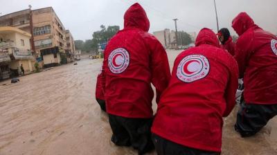 Três voluntários do Crescente Vermelho morrem a salvar vítimas das inundações na Líbia - TVI