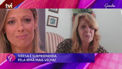 Teresa Martins é surpreendida pela irmã mais velha! Veja a reação - TVI