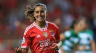 Supertaça: Kika Nazareth fez o 1-0 no Benfica-Sporting (JOSÉ COELHO/Lusa)