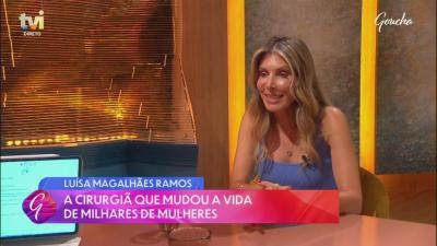 Luísa Magalhães Ramos brinca: «Ainda vou ser processada por isto» - TVI