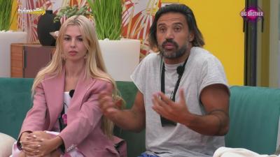 Hugo Andrade mostra-se revoltado com Palmira: «Como é que ela vai conseguir jogar se não saber falar?» - Big Brother