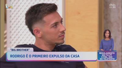 Rodrigo fala de concorrente com quem criou ligação especial: «Gostei mesmo de falar com ela» - TVI
