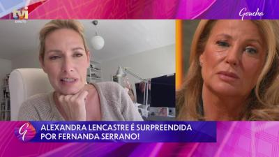 Alexandra Lencastre surpreendida por Fernanda Serrano: «Estou muito feliz» - TVI