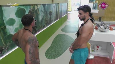 Fábio Gonçalves desabafa com Francisco Vale: «Estou preocupado com a nomeação» - Big Brother