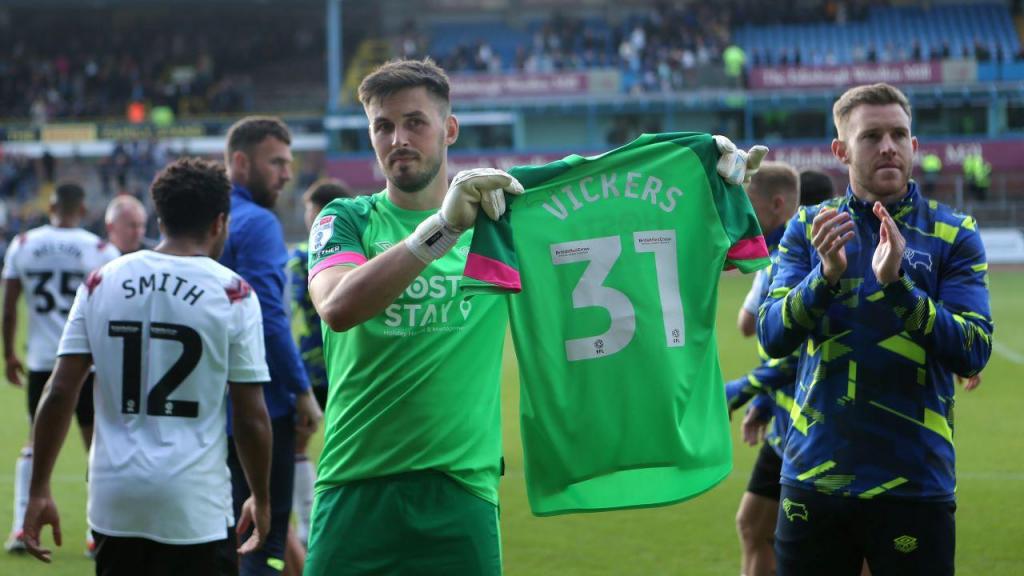 Derby County solidário com Vickers  (Foto Willl Matthews/PA Images via Getty Images)