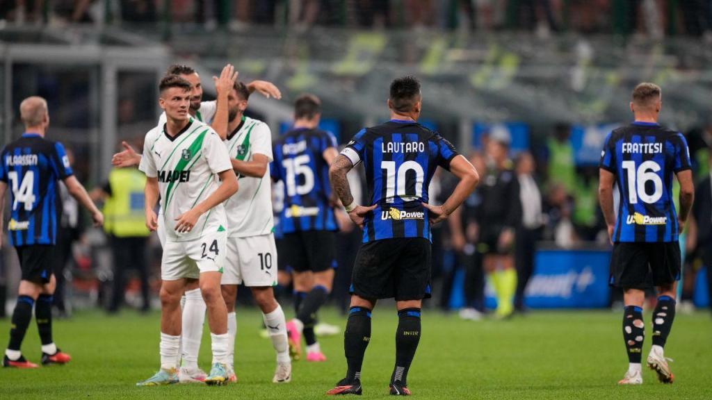 Inter surpreendido em casa pelo Sassuolo (AP Photo/Antonio Calanni)