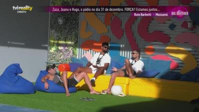 Ossman e Zé Pedro falam sobre Joana: «Ela nunca vai dar para confiar!» - Big Brother