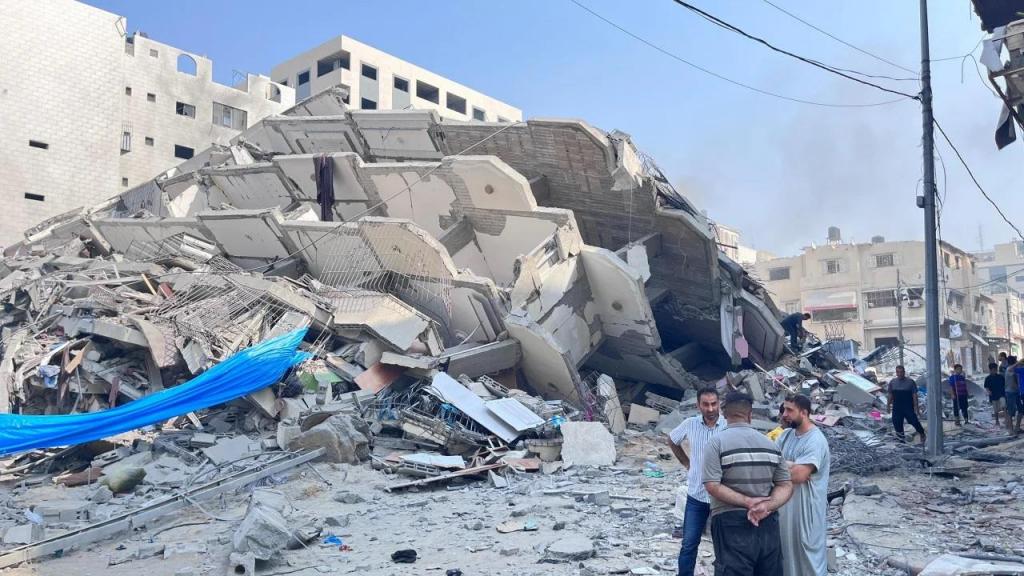 Consequências dos ataques israelitas em Gaza no domingo. Israel e Gaza Palestina  Fotos Ibrahim Dahman/CNN
