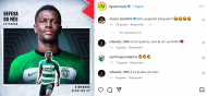 Otávio reage ao prémio da Liga no Instagram