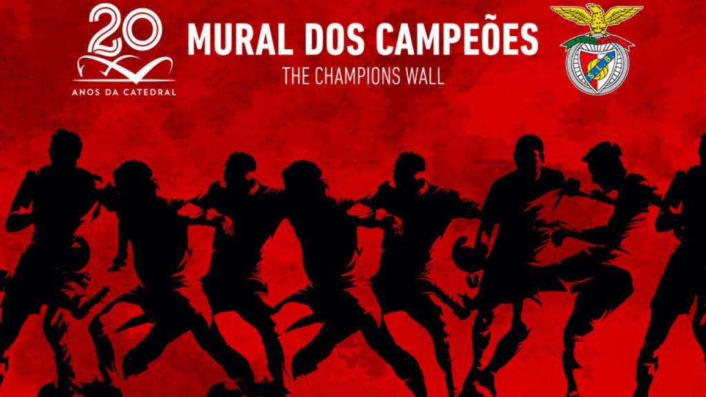 Benfica vai lançar o mural dos campeões