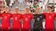 Seleção feminina de futebol de praia perdeu final do Mundialito diante da Espanha