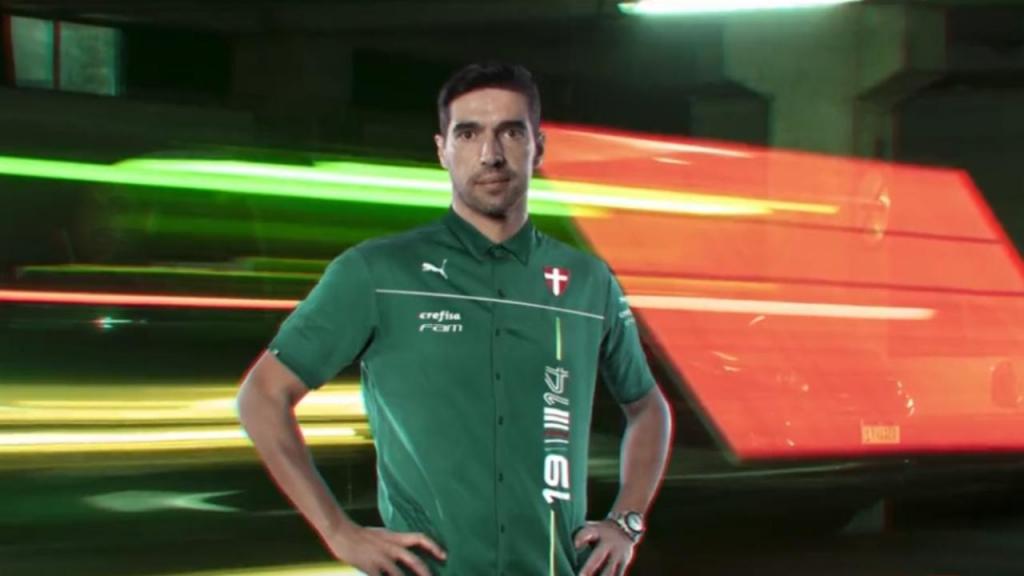 Abel participa na criação de camisola do Palmeiras inspirada na Fórmula 1 (Palmeiras)