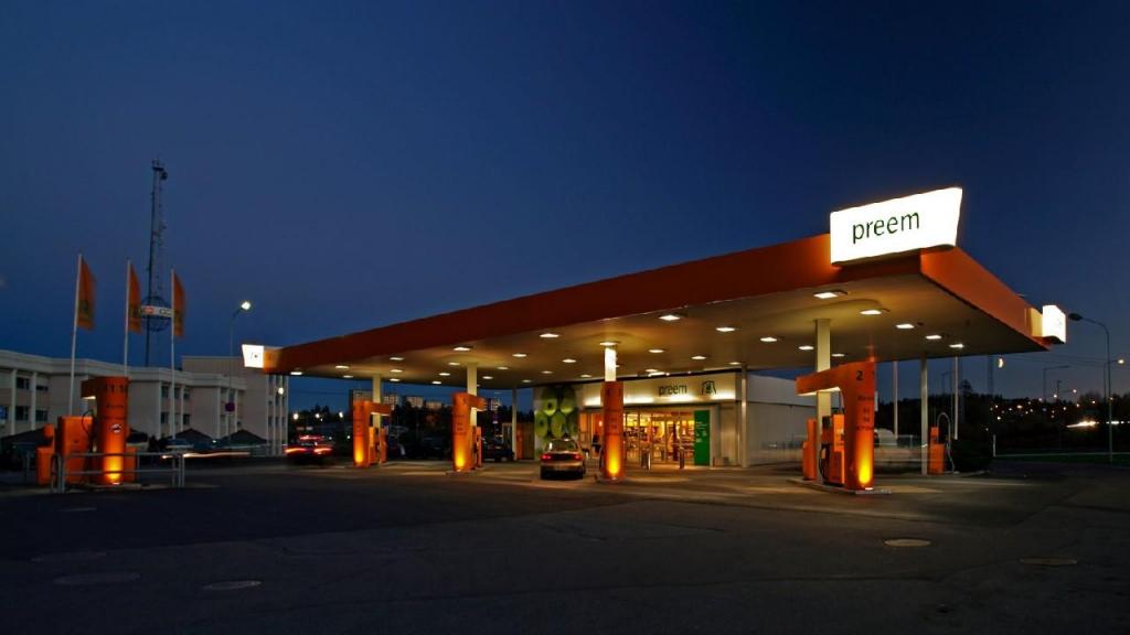 Posto de combustível na Suécia (foto: Preem/DR)