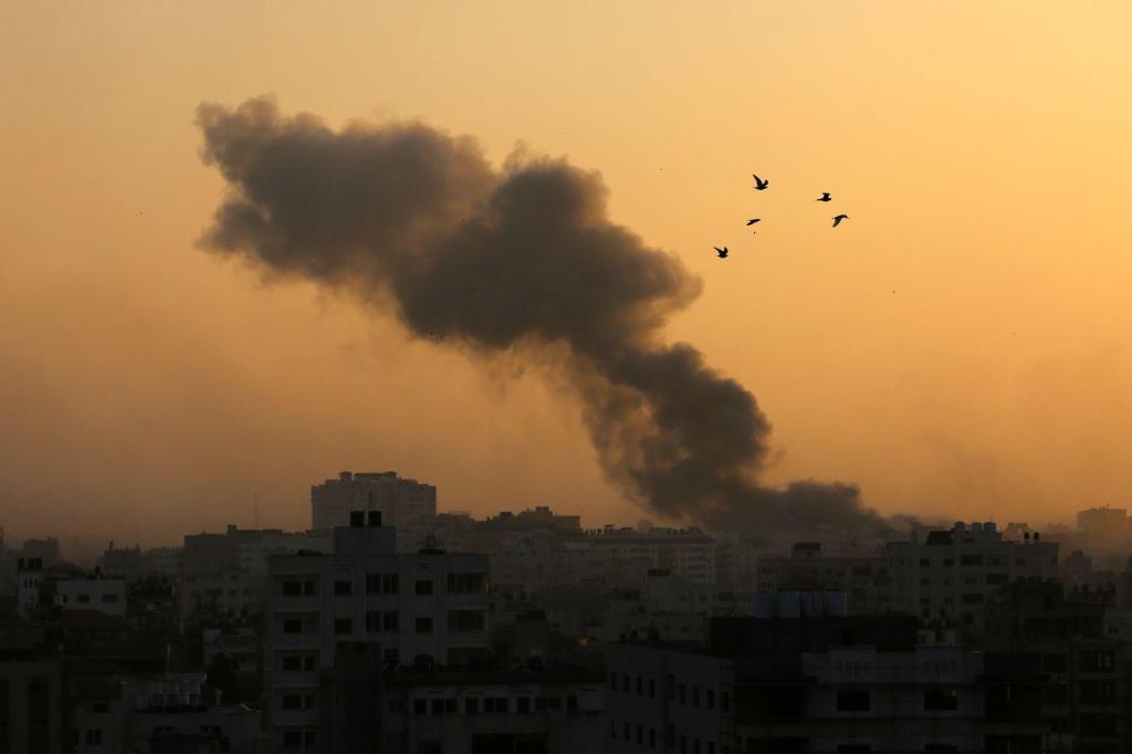 Ataque israelita a Gaza, 2 de novembro de 2023 (Abed Khaled/AP)