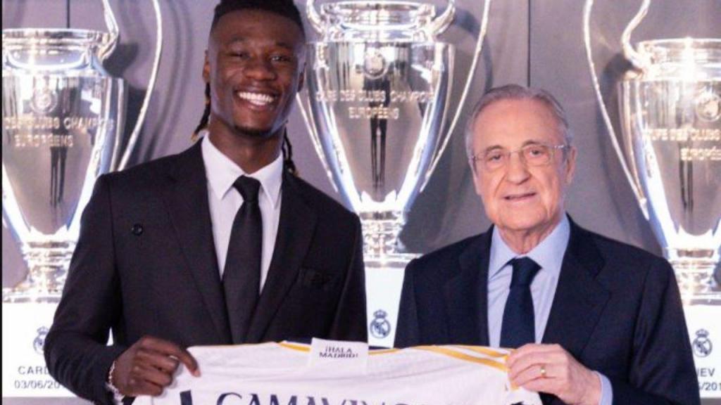 Camavinga renovou com o Real Madrid até 2029