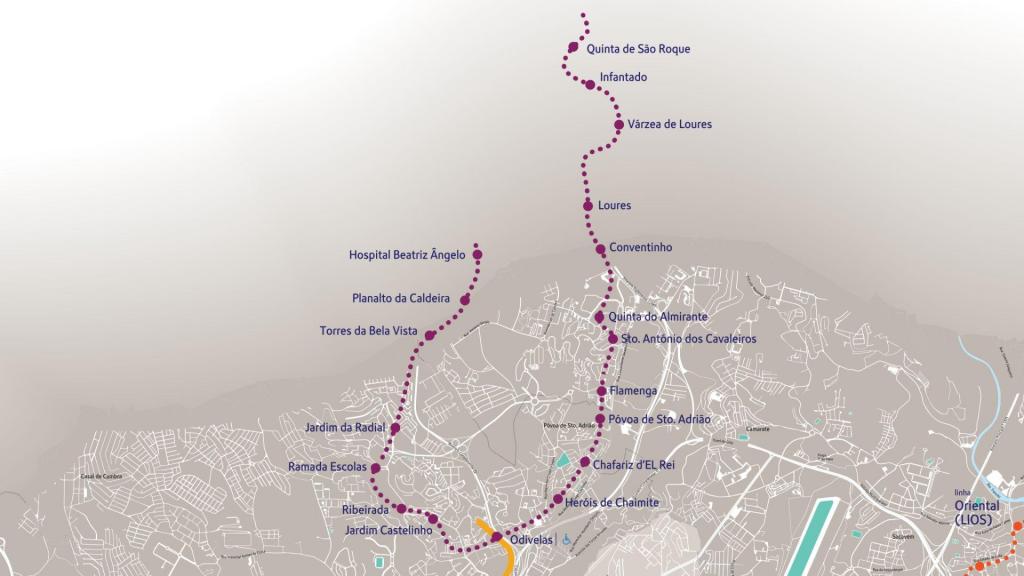 Linha Violeta do Metro de Lisboa (DR)