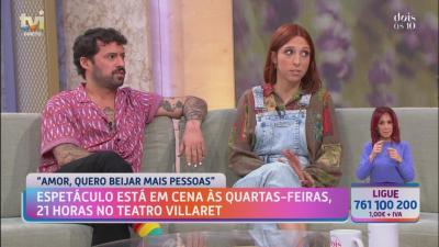 Diogo Faro e Joana Brito Silva sobre poliamor: «Não é tudo um mar de rosas» - TVI