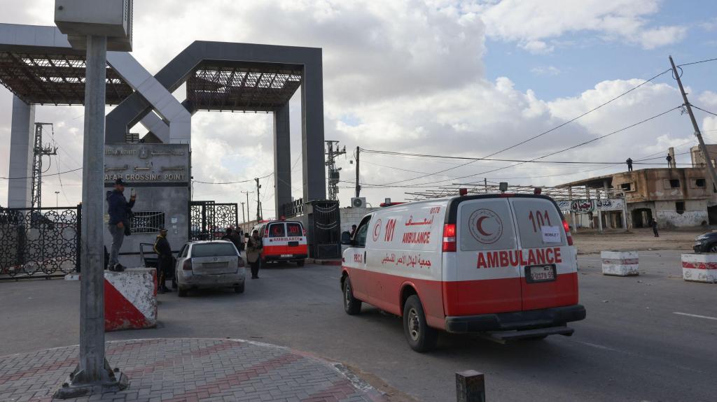Bebés prematuros chegam a Rafah (fonte Getty)