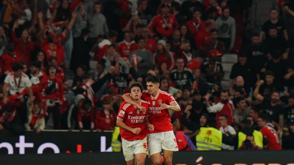 Benfica, António Silva e João Neves (Gualter Fatia/Getty Images)