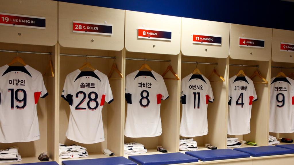 PSG vai jogar com os nomes dos jogadores escritos em coreano nas camisolas