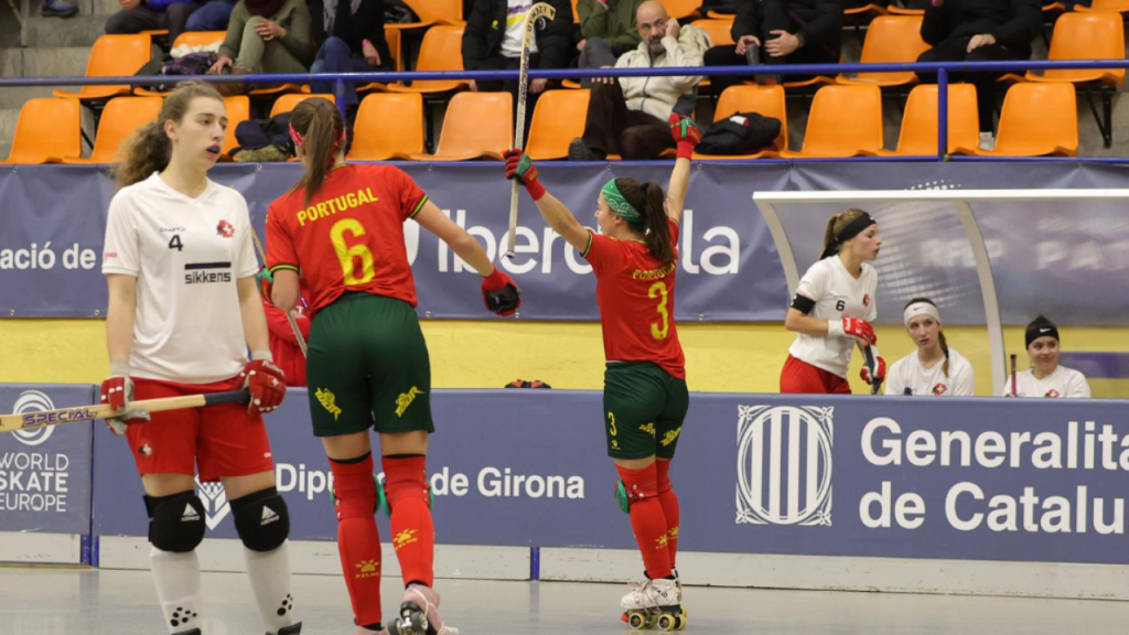 Hóquei, Europeu feminino: Portugal, Seleção Nacional (site Federação Portuguesa de Patinagem)