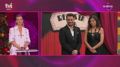 Cristina Ferreira confronta Márcia e Monteiro: «Porque é que cantaram aquela canção um para o outro?» - Big Brother