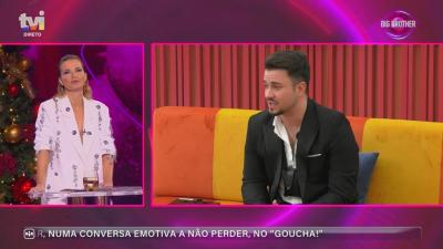 Cristina Ferreira confronta Monteiro sobre Vale e Jéssica: «Vestem os dois calções ou alguém veste calças?» - Big Brother