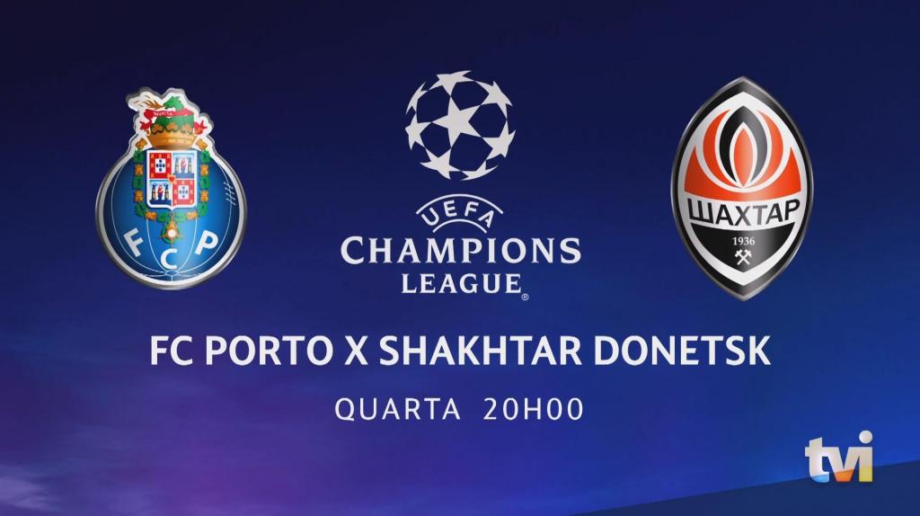 CNN Mais Futebol - FC Porto-Shakhtar hoje em direto na TVI