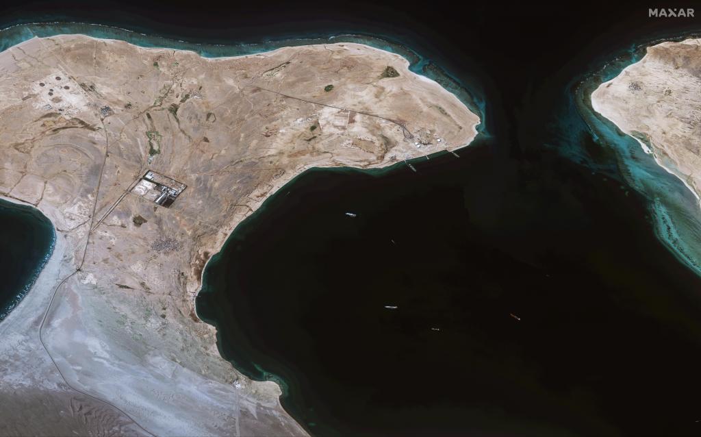Mar Vermelho (Getty Images:Satellite image (c) 2023 Maxar Technologies)